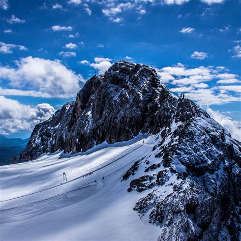 Wallpaper Swiss Mountains Winter Sunny Day Landscape Desktop