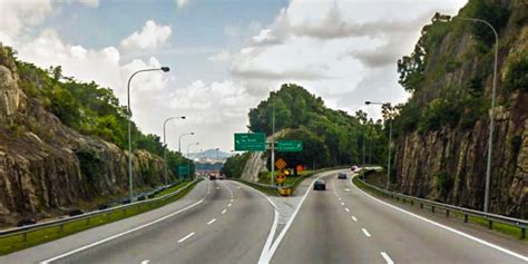 Signed as exit 330 westbound; PLUS Announces NKVE Traffic Diversion Northbound To Jalan ...