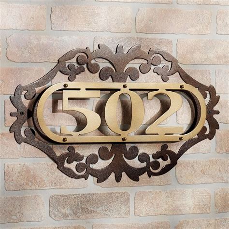 Address Plaques Simplehomestyle Metal House Numbers House Numbers