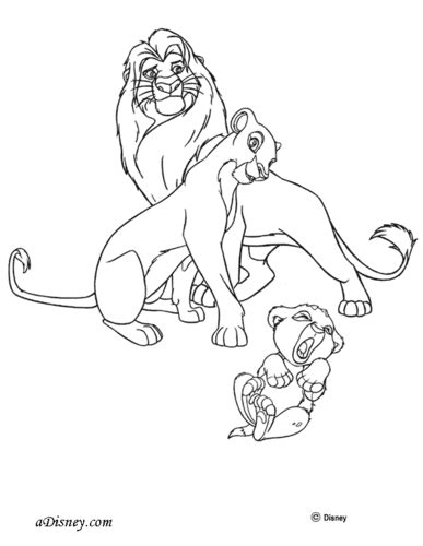 Maybe you would like to learn more about one of these? The Lion King 2:Simba's Pride images Color page of Simba ...