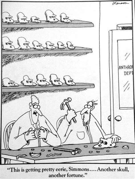 What Anthropologists Do When They Find A Wishbone The Far Side Far