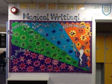Magical Writing Vcop Classroom Display Classroom Displays English