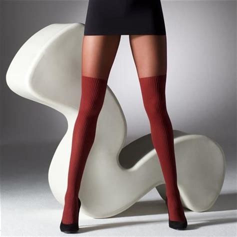 gipsy mock ribbed over the knee tights all fashion fashion trends opaque tights high knees