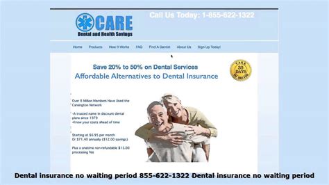Dental care can be expensive if you don't have insurance or don't make much money. Dental insurance no waiting period Arizona Dental Care Dental insurance no waiting period - YouTube