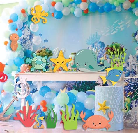 Under The Sea Party Decorations Underwater Theme Party Sea Theme