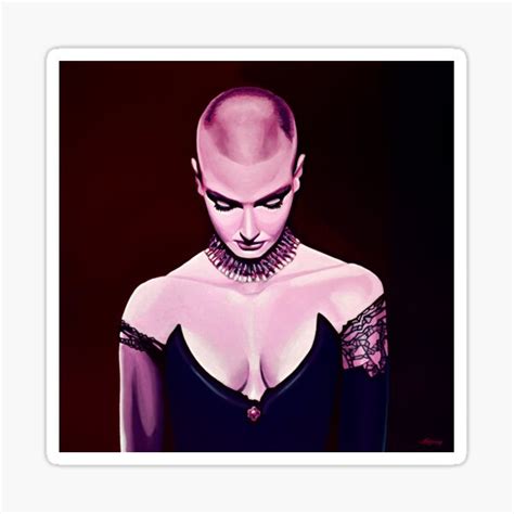 Sinead O Connor Painting Sticker For Sale By Paulmeijering Redbubble