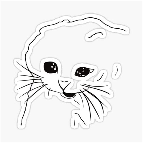 Screaming Crying Cat Meme Sticker For Sale By Maddysarts Redbubble