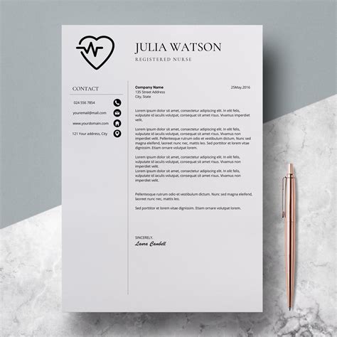 Resume Template Cv Cover Letter Julia Watson 188180 Resume