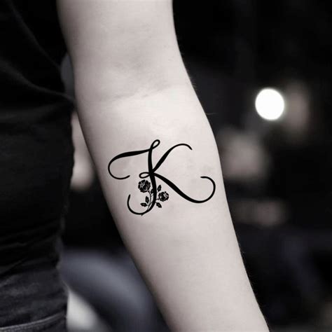 Check spelling or type a new query. Letter K Initial Temporary Tattoo Sticker (Set of 2 ...