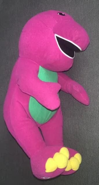 Vintage Playskool Talking Barney The Purple Dinosaur Talking 18 Inch