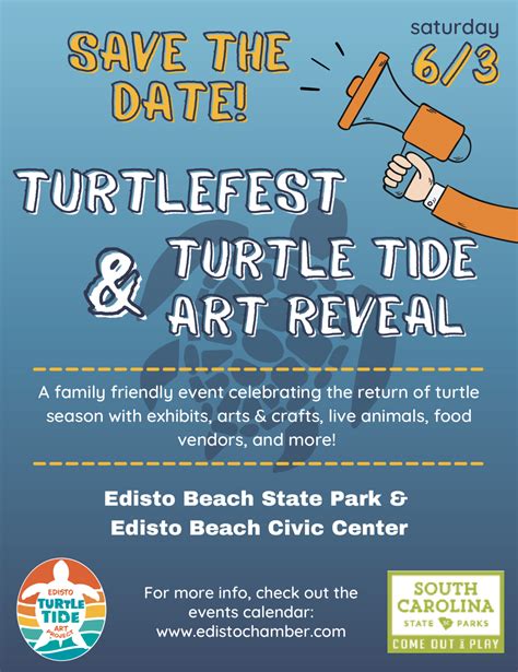 turtle fest and turtle tide art reveal edisto beach sea turtles