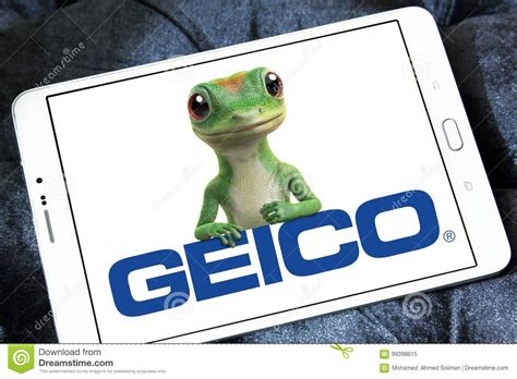 GEICO Insurance Company Logo Editorial Image - Image of ...