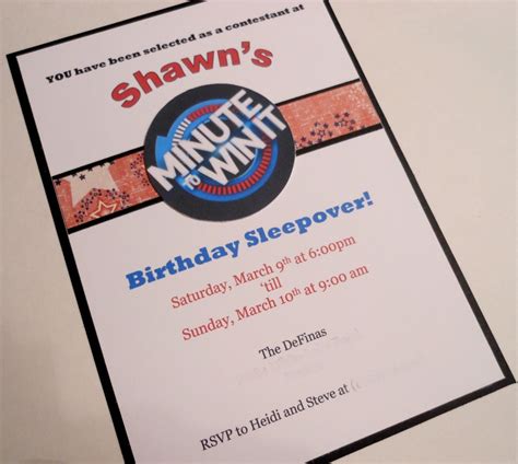 Great if you need ideas for your next party. Heidi Scraps: Minute to Win It Birthday Party