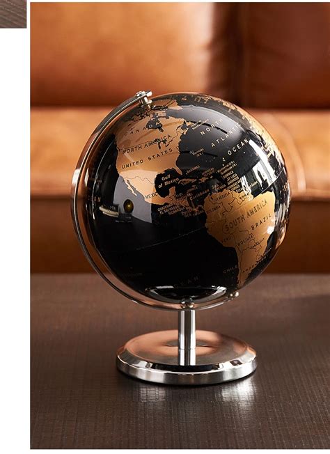 Home Decor Accessories Retro World Globe Modern Learning World Map
