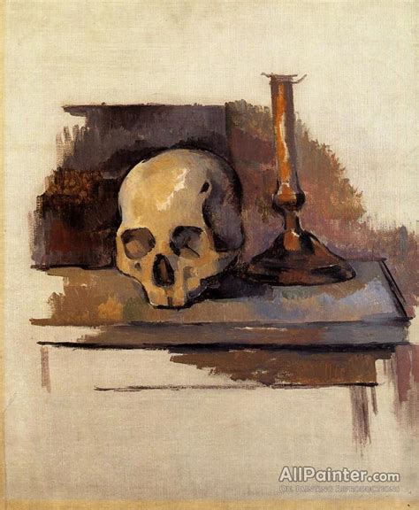 Paul Cezanne Skull Oil Painting Reproductions For Sale Allpainter