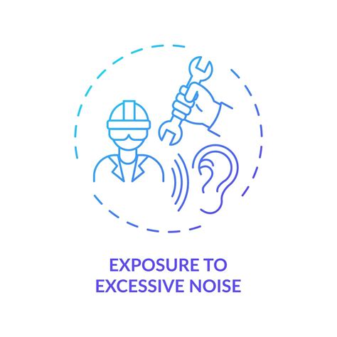 Exposure To Excessive Noise Concept Icon 2487384 Vector Art At Vecteezy