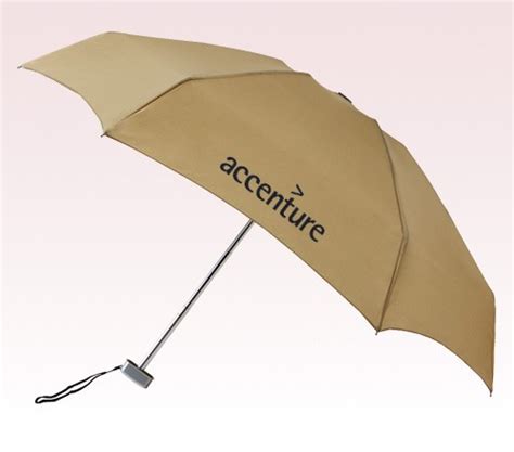 Personalized Khaki 40 Inch Arc Micromax Umbrellas Personalized Khaki