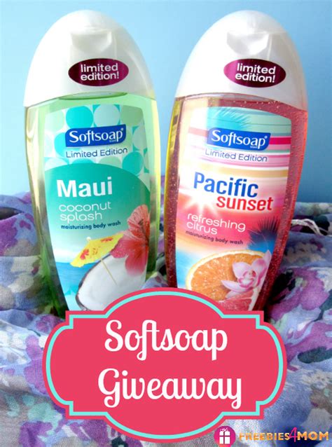 Closed Softsoap Body Wash Giveaway Freebies 4 Mom