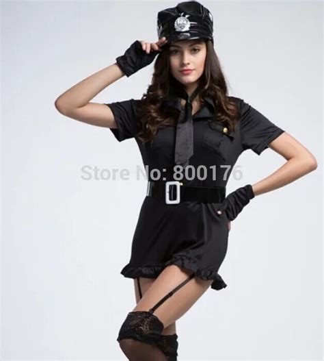 Free Shipping The New European And American Cool Sexy Policewoman