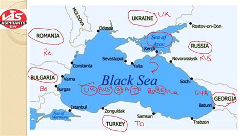 Sea Of Azov On World Map