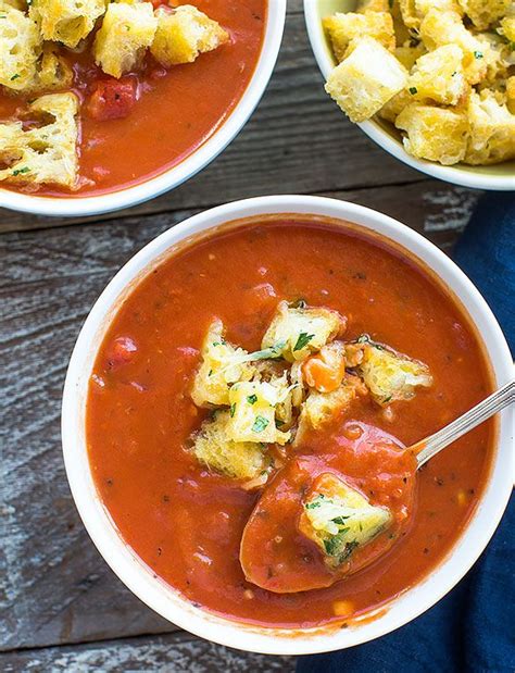 Maybe you would like to learn more about one of these? Chunky Tomato Soup | Recipe | Healthy homemade pizza ...