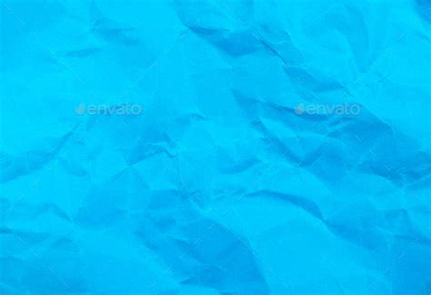 Blue Color Crumpled Paper Texture Background Stock Photo By Weedezignphoto