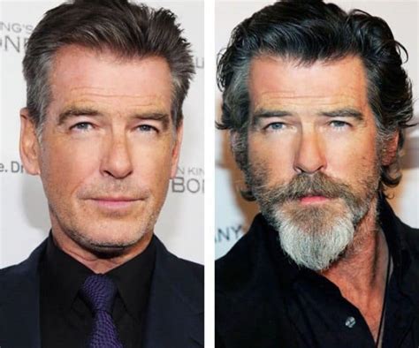 15 Famous Men With Beards Vs Without Beards