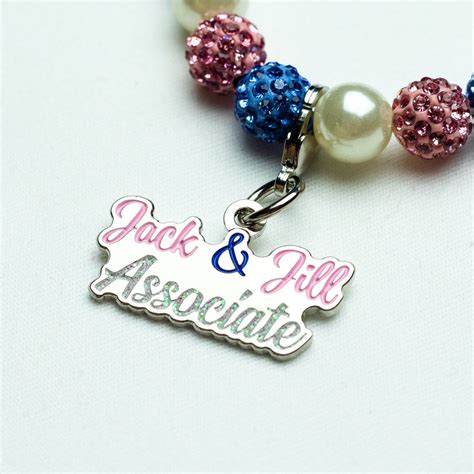 Jack And Jill Bling With Pearl Associate Bracelet Rosas Greek