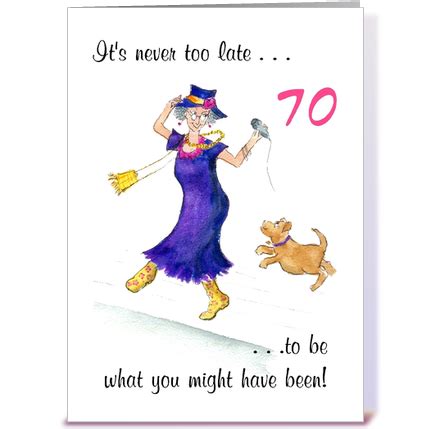 Fun 70th Birthday Card for a Woman | 65th birthday cards, 60th birthday cards, 70th birthday card