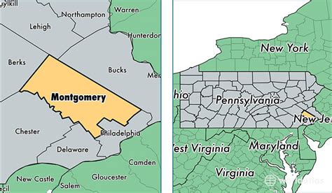 Montgomery County Pa Map Color 2018