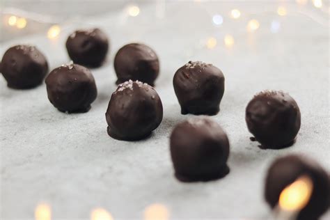Vegan Salted Caramel Chocolate Truffles — Madeleine Olivia