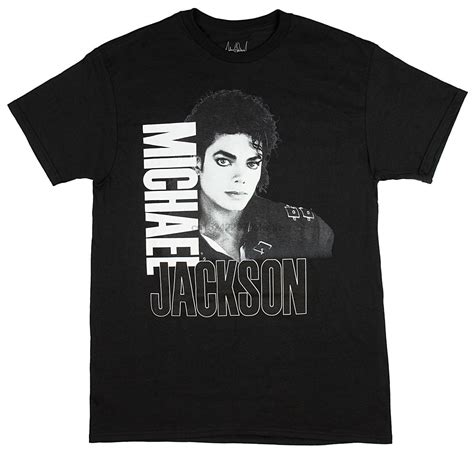 Michael Jackson Men Bad 1988 Tour Adult T Shirt Fashion T Shirts Summer