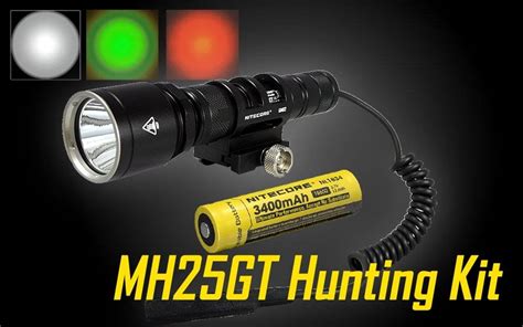 Nitecore Mh25gt 1000 Lumen Rechargeable Hunting Light Kit