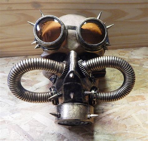 Steampunk Mad Max Set 2 Pc Distressed Gold Steampunk Etsy