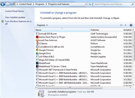 How To Uninstall Programs On Windows 7 Pc Related Tutorials