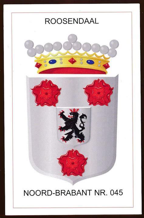 Wapen Van Roosendaalhp Coat Of Arms Crest Of Roosendaalhp