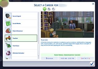 I feel it was easier to produce these things in ts2 so there were more of them. Mod The Sims - Teacher Career | Sims 4 jobs, Sims, Sims 4 ...