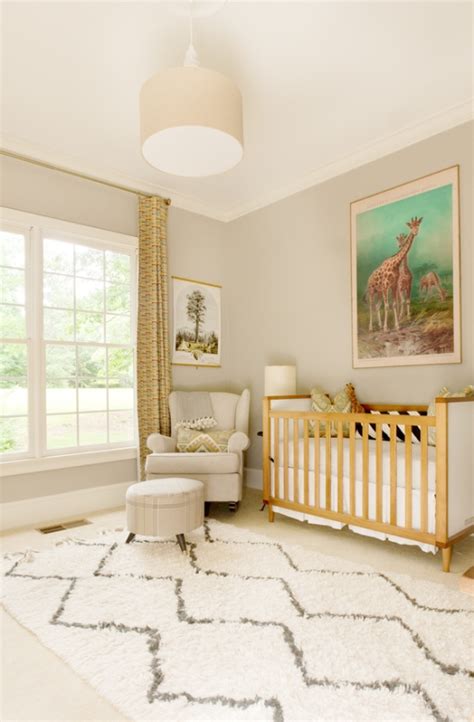 Angelic white baby room with white shaggy rug 2. 50 Creative Baby Nursery Rugs Ideas | Ultimate Home Ideas