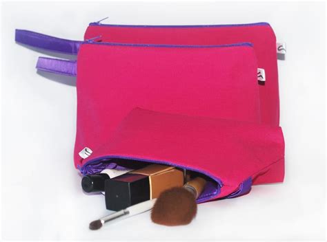 Pink And Purple Cosmetic Bag