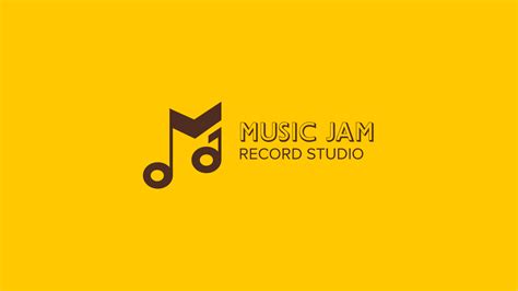 Music Jam Record Studio Logo Design Дизайн