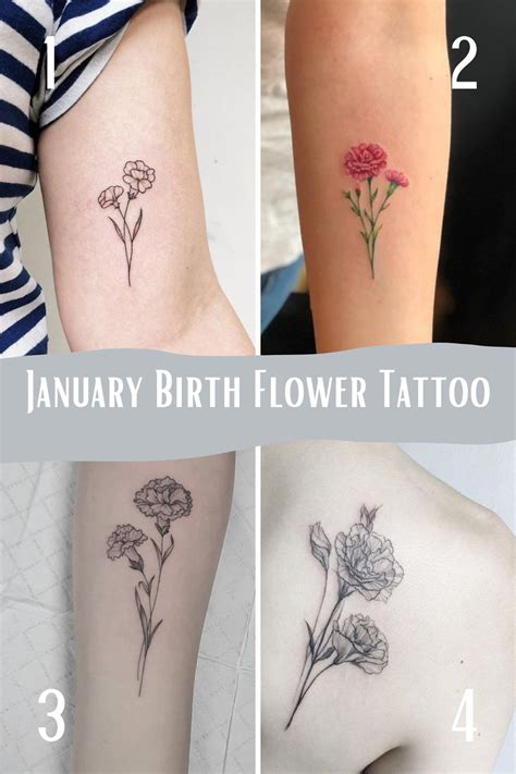Birth Month Flower Tattoos Pics | Best Flower Site