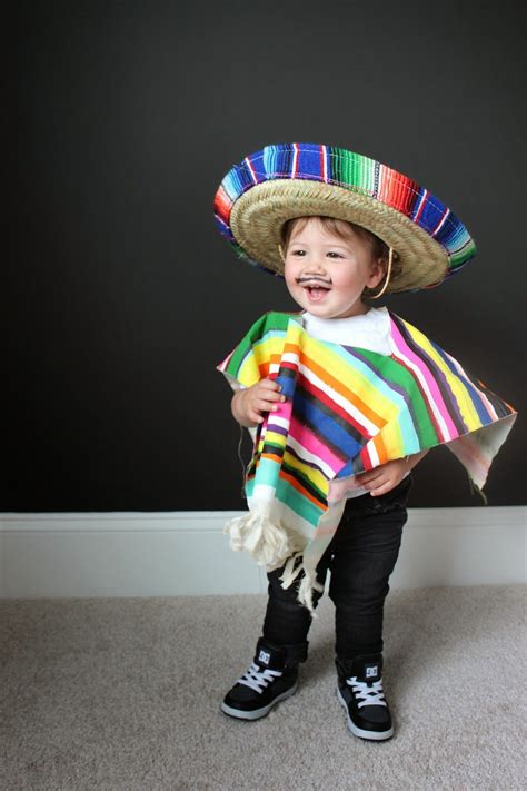 Diy Costume For Littles Mexican Serape Cute Halloween Costumes