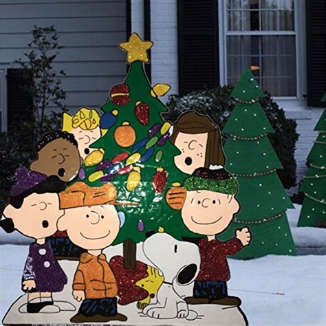 Peanuts Gang Around The Tree Christmas Decoration Snoopy Christmas