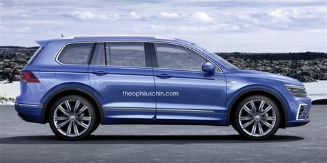 A stylish, versatile compact suv that can fit your friends. VW Tiguan XL, VW Tiguan CC imagined - Rendering