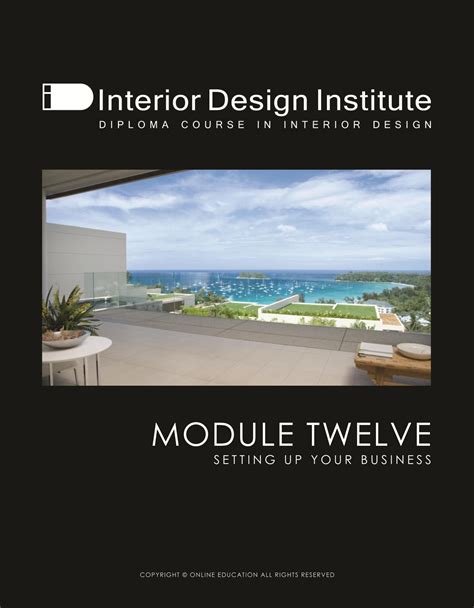 Module 12 Interior Design Institute Design Interior Design