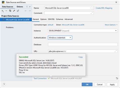 Microsoft Sql Server Localdb Jetbrains Rider Documentation