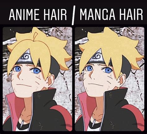 We Deserve Borutos Manga Hair Naruto