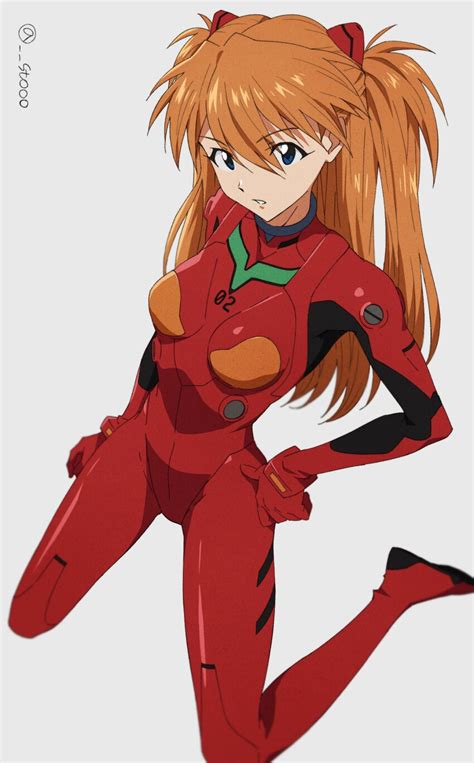 Zud Stooo Souryuu Asuka Langley Neon Genesis Evangelion Absurdres Highres 1girl Arm At