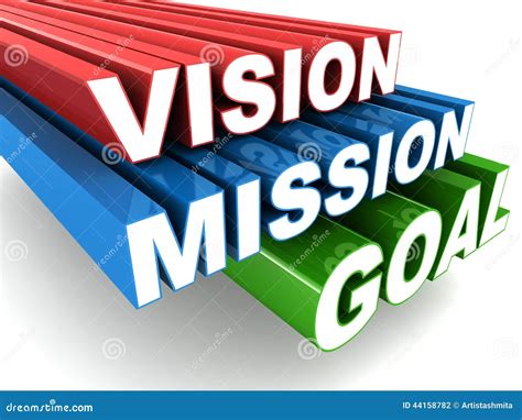 Vision Mission Stock Illustration Image 44158782