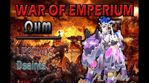 ROM War Of Emperium OHM Vs LEGENDS Dsaintz WOE 9 7 2020 YouTube